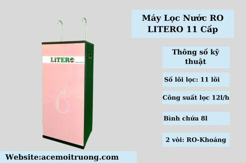 Máy Lọc Nước RO LITERO 11 cấp